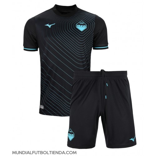 Camiseta Lazio Tercera Equipación Replica 2024-25 para niños mangas cortas (+ Pantalones cortos)